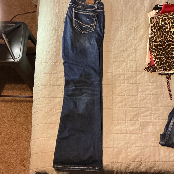 BKE Dark Blue Boot Cut Jeans 29L - Picture 3 of 6